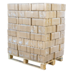 Briquetas de madera dura rectangulares – Palet de 960 kg – Haya y roble