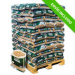 Palet de 88 sacos de pellets GME WoodPellet – 15 kg por saco – ENplus A1 – 1.320 kg